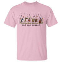 Sad Bug Summer Funny Insect Inspired Indie Aesthetic T Shirt Folk Pop Music Bugs Lover