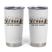 Sad Bug Summer Funny Insect Inspired Indie Aesthetic Tumbler Cup Folk Pop Music Bugs Lover