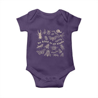 Be Kind To All Kinds Bugs Entomologist Insect Lover Baby Onesie