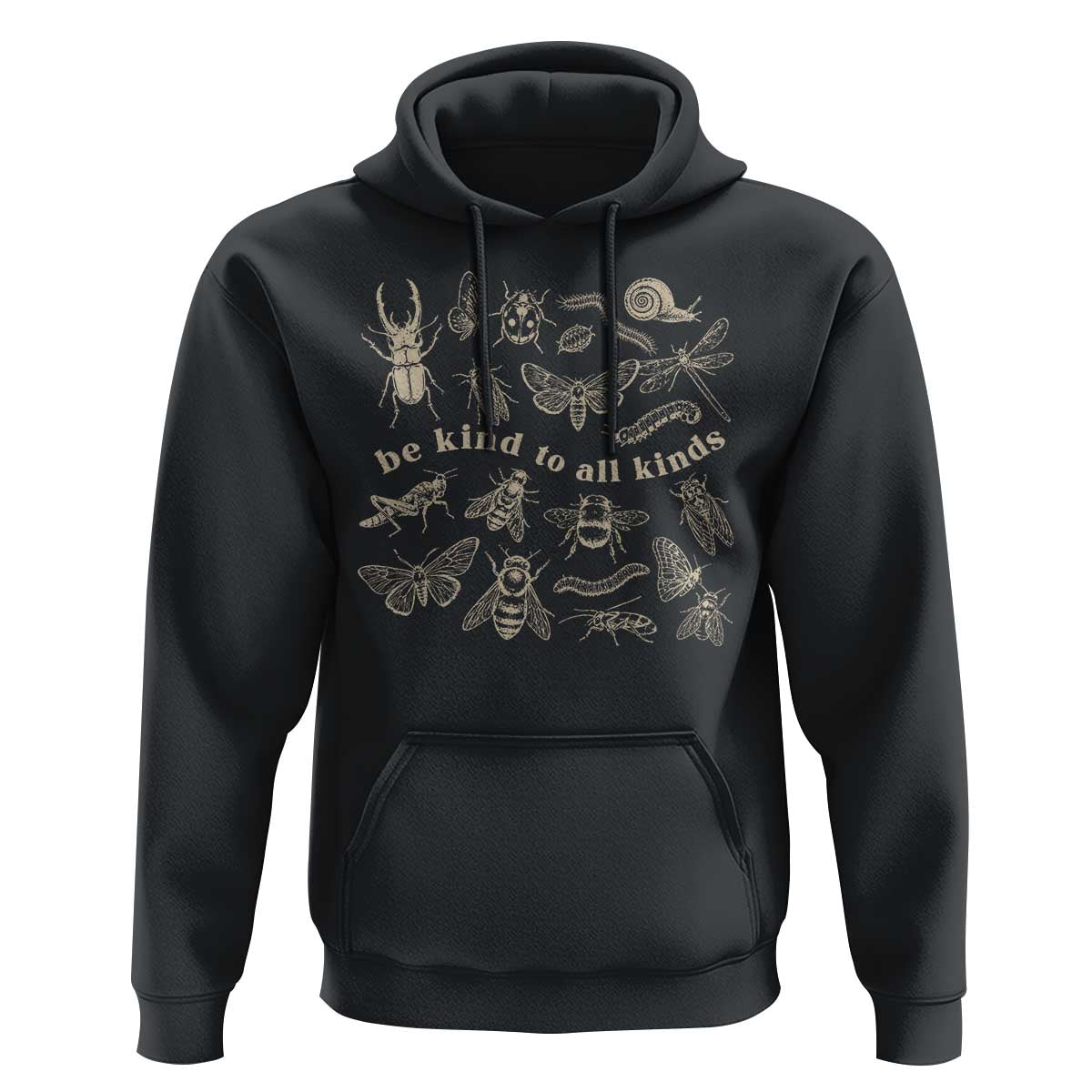 Be Kind To All Kinds Bugs Entomologist Insect Lover Hoodie
