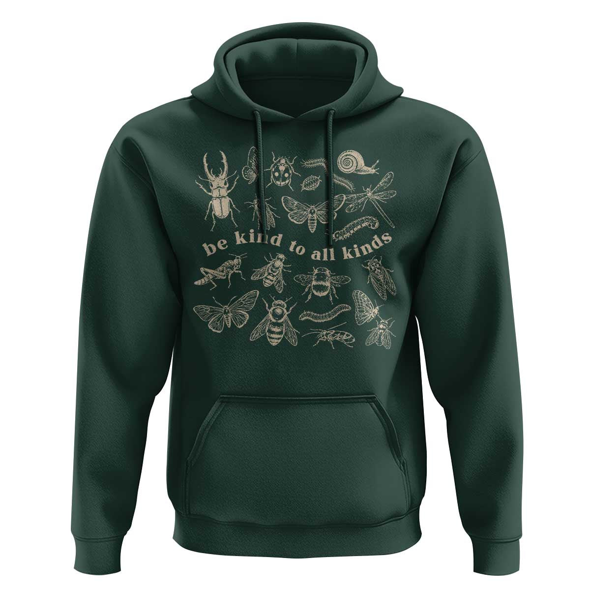 Be Kind To All Kinds Bugs Entomologist Insect Lover Hoodie