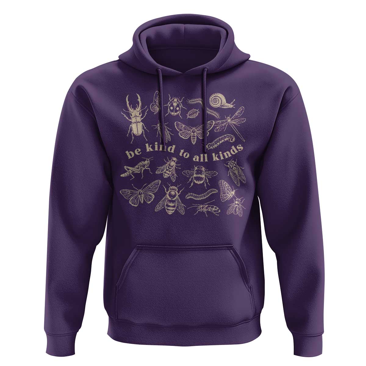 Be Kind To All Kinds Bugs Entomologist Insect Lover Hoodie