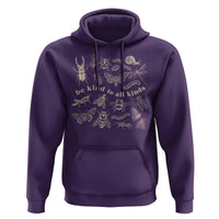 Be Kind To All Kinds Bugs Entomologist Insect Lover Hoodie