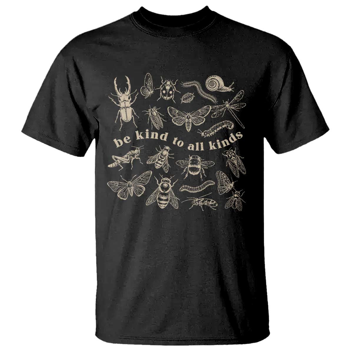 Be Kind To All Kinds Bugs Entomologist Insect Lover T Shirt