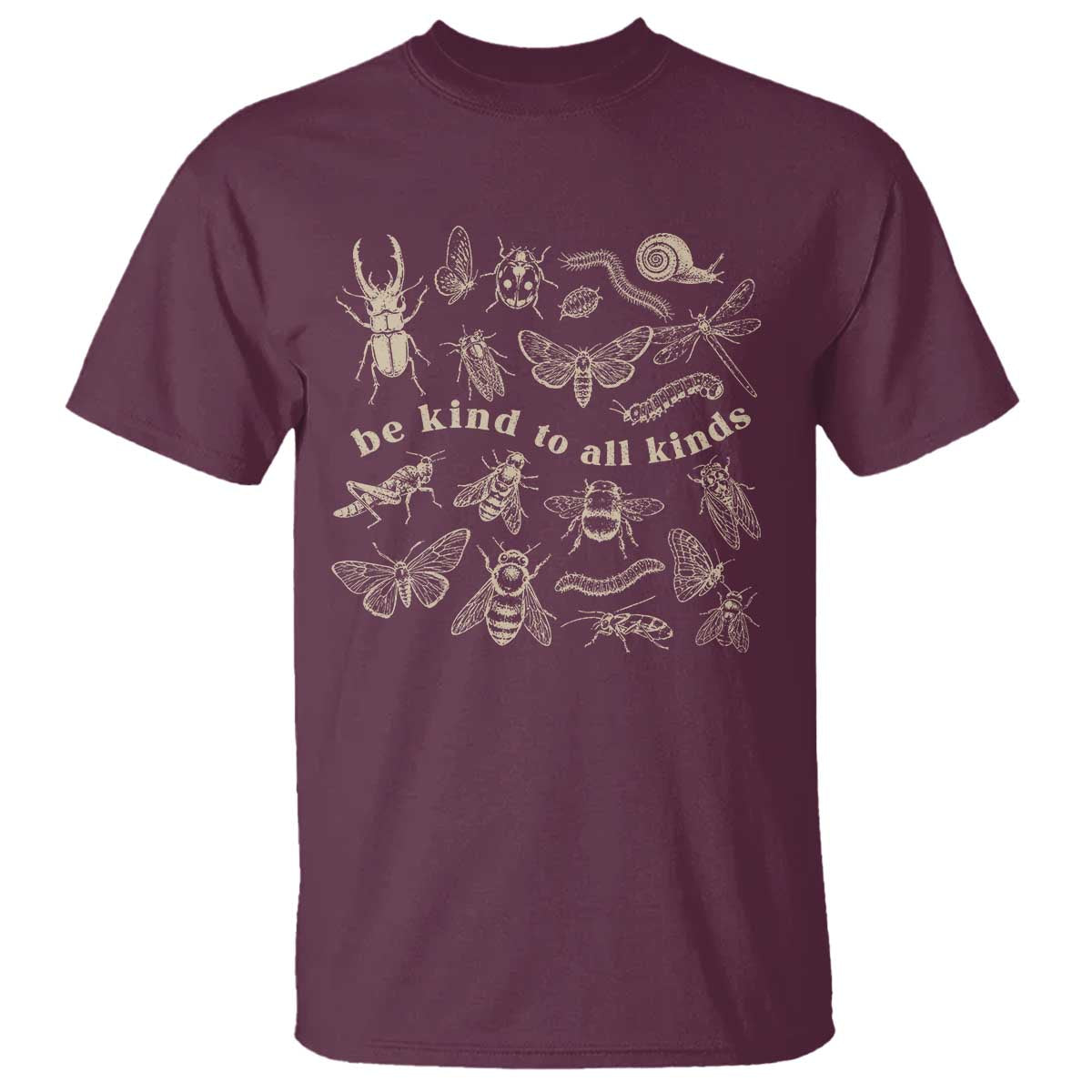 Be Kind To All Kinds Bugs Entomologist Insect Lover T Shirt