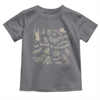 Be Kind To All Kinds Bugs Entomologist Insect Lover Toddler T Shirt