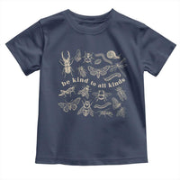 Be Kind To All Kinds Bugs Entomologist Insect Lover Toddler T Shirt