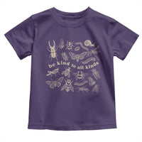 Be Kind To All Kinds Bugs Entomologist Insect Lover Toddler T Shirt