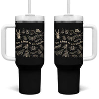 Be Kind To All Kinds Bugs Entomologist Insect Lover Tumbler With Handle