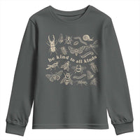 Be Kind To All Kinds Bugs Entomologist Insect Lover Youth Sweatshirt