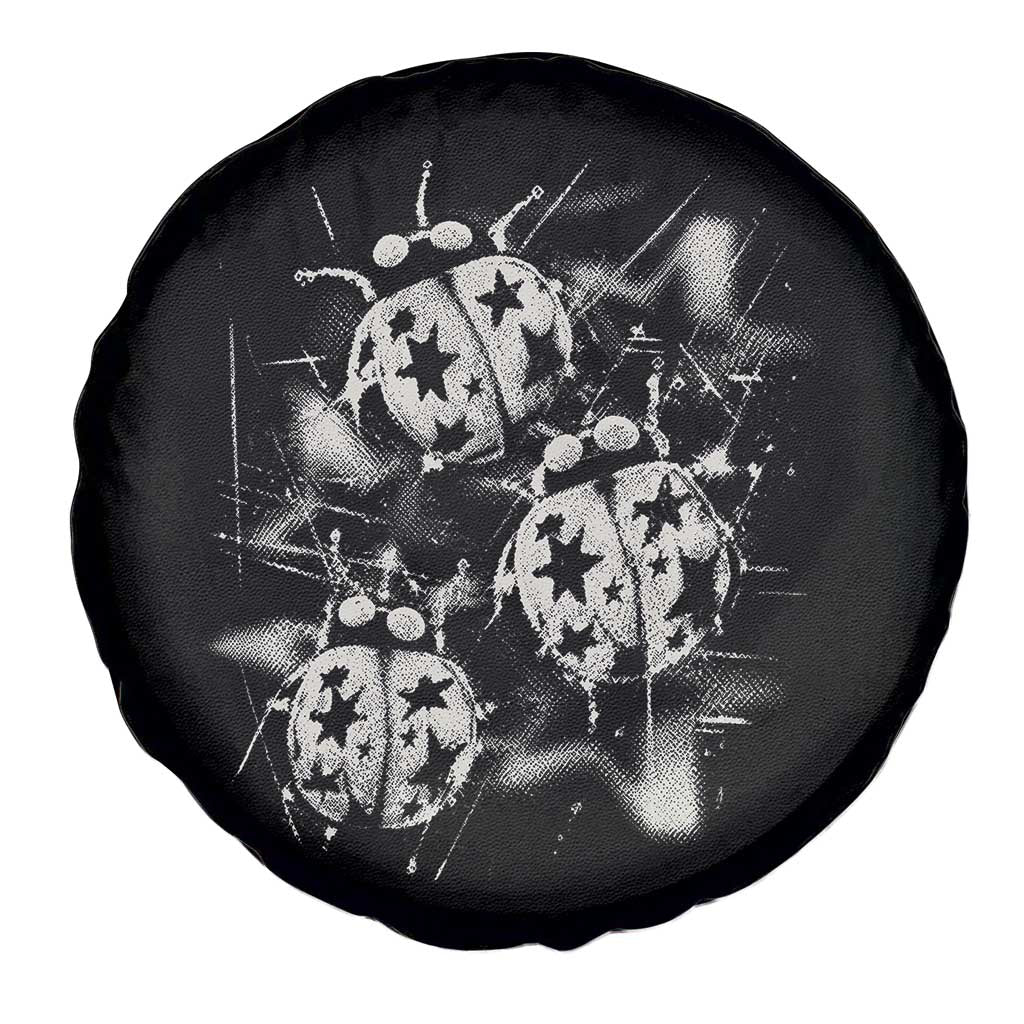 Ladybug Y2k Grunge 2000s Alt 90s Vintage Star Dots Teen Spare Tire Cover