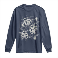 Ladybug Y2k Grunge 2000s Alt 90s Vintage Star Dots Teen Long Sleeve Shirt
