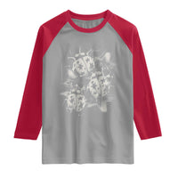 Ladybug Y2k Grunge 2000s Alt 90s Vintage Star Dots Teen Raglan Shirt