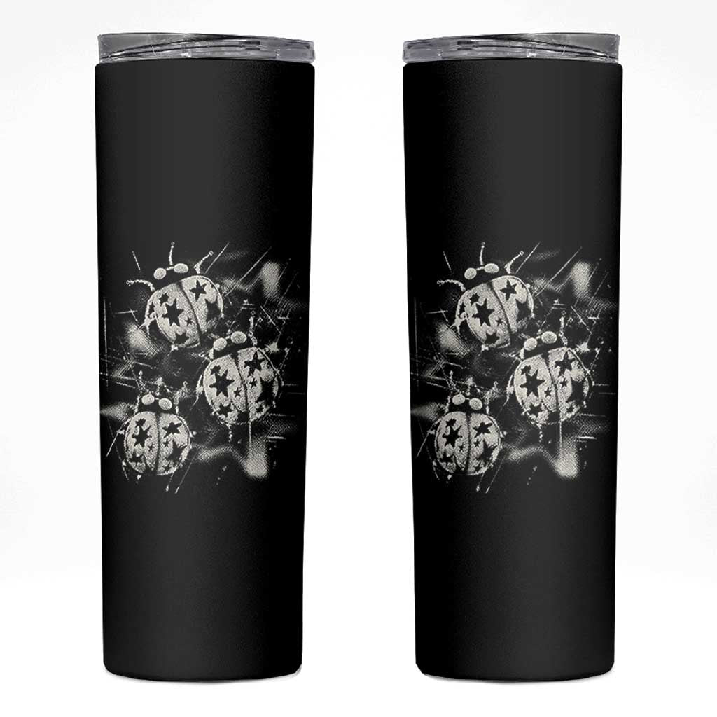 Ladybug Y2k Grunge 2000s Alt 90s Vintage Star Dots Teen Skinny Tumbler