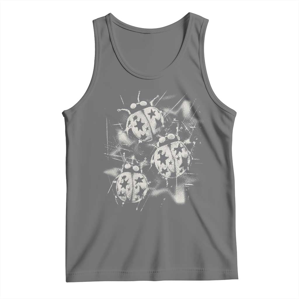 Ladybug Y2k Grunge 2000s Alt 90s Vintage Star Dots Teen Tank Top