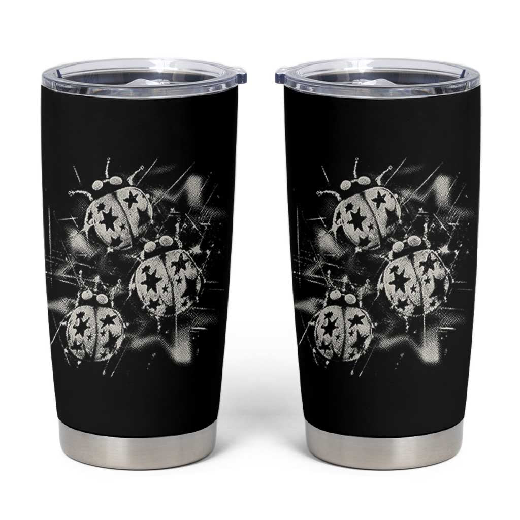 Ladybug Y2k Grunge 2000s Alt 90s Vintage Star Dots Teen Tumbler Cup