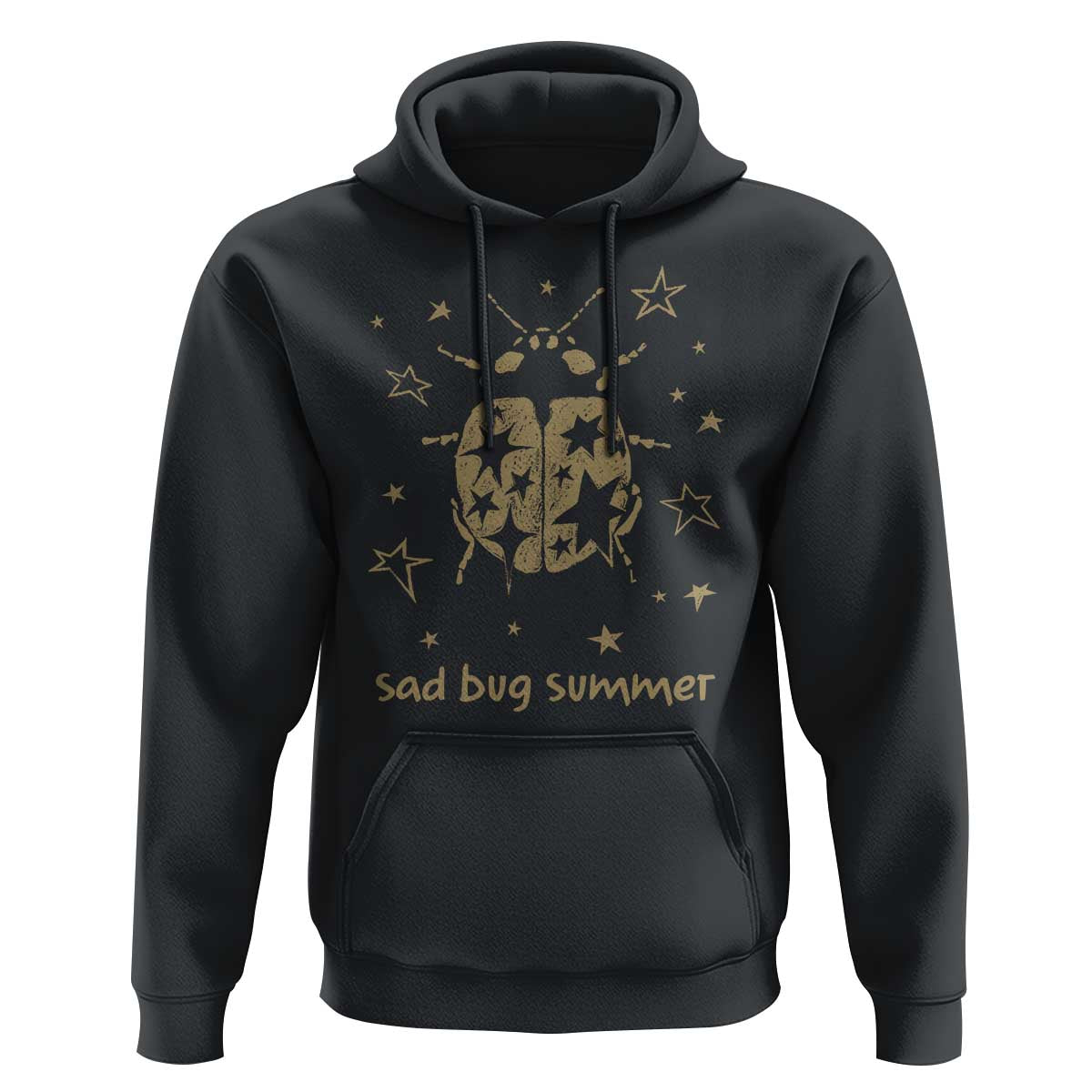 Sad Bug Summer Y2k Ladybug Grunge 2000s Vintage Hoodie Folk Music Bugs Lover