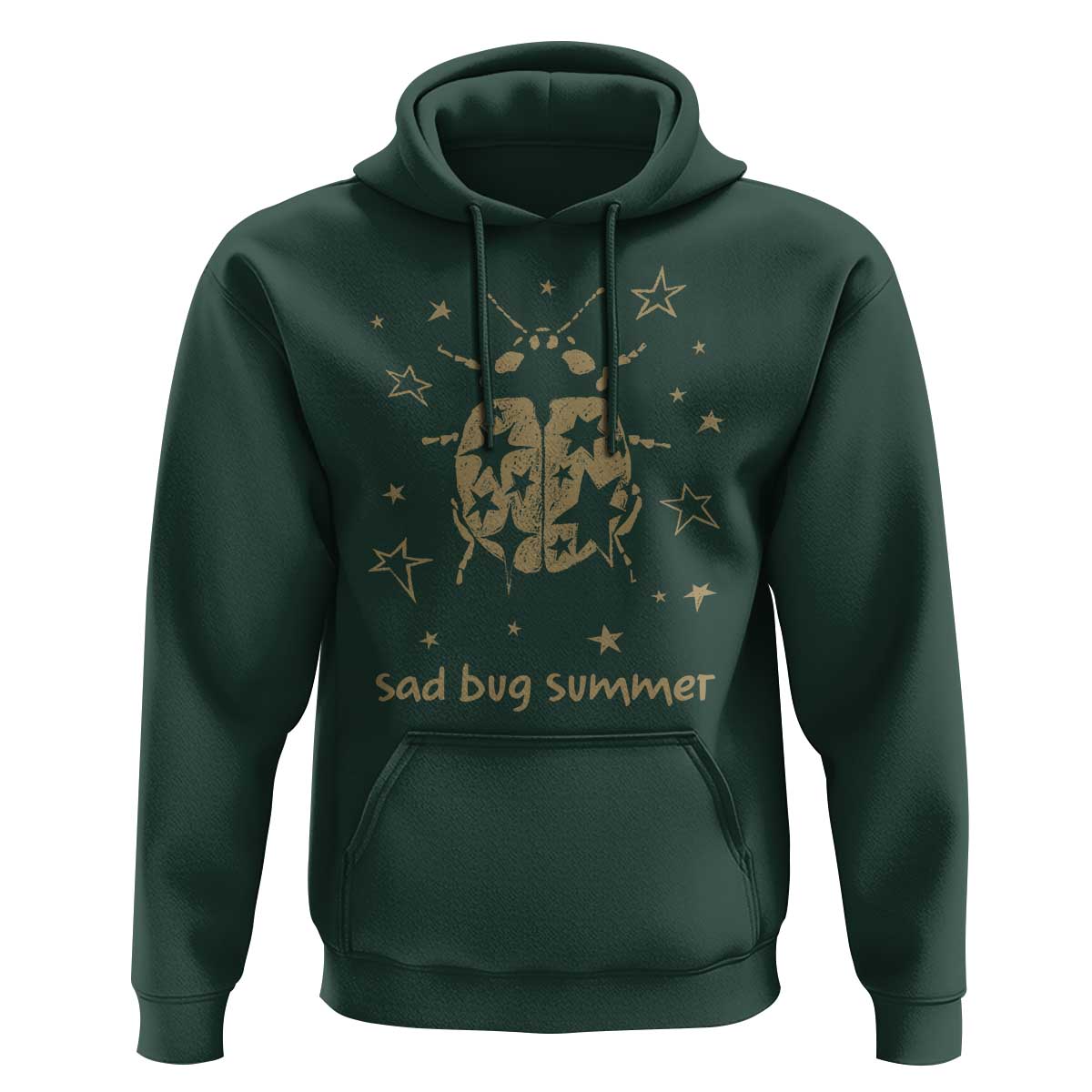 Sad Bug Summer Y2k Ladybug Grunge 2000s Vintage Hoodie Folk Music Bugs Lover