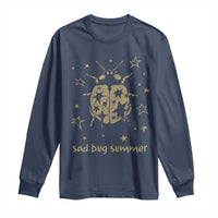Sad Bug Summer Y2k Ladybug Grunge 2000s Vintage Long Sleeve Shirt Folk Music Bugs Lover