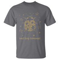 Sad Bug Summer Y2k Ladybug Grunge 2000s Vintage T Shirt Folk Music Bugs Lover