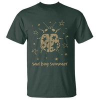 Sad Bug Summer Y2k Ladybug Grunge 2000s Vintage T Shirt Folk Music Bugs Lover