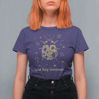 Sad Bug Summer Y2k Ladybug Grunge 2000s Vintage T Shirt For Women Folk Music Bugs Lover