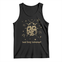 Sad Bug Summer Y2k Ladybug Grunge 2000s Vintage Tank Top Folk Music Bugs Lover