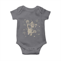 90s Y2k Cat Jumping Stars 2000s Grunge Vintage Graphic Baby Onesie