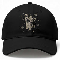 90s Y2k Cat Jumping Stars 2000s Grunge Vintage Graphic Baseball Cap