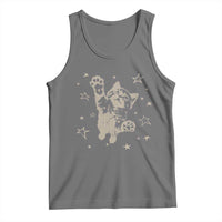90s Y2k Cat Jumping Stars 2000s Grunge Vintage Graphic Tank Top