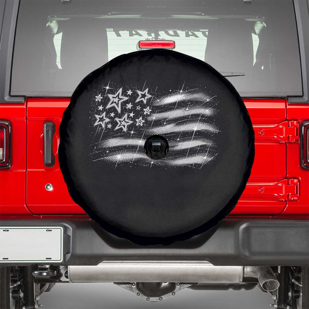 Y2k American Flag 90s 2000s Grunge Vintage Graphic Spare Tire Cover