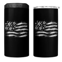 Y2k American Flag 90s 2000s Grunge Vintage Graphic 4 in 1 Can Cooler Tumbler