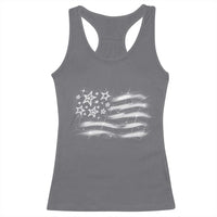 Y2k American Flag 90s 2000s Grunge Vintage Graphic Racerback Tank Top
