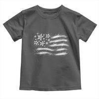 Y2k American Flag 90s 2000s Grunge Vintage Graphic Toddler T Shirt