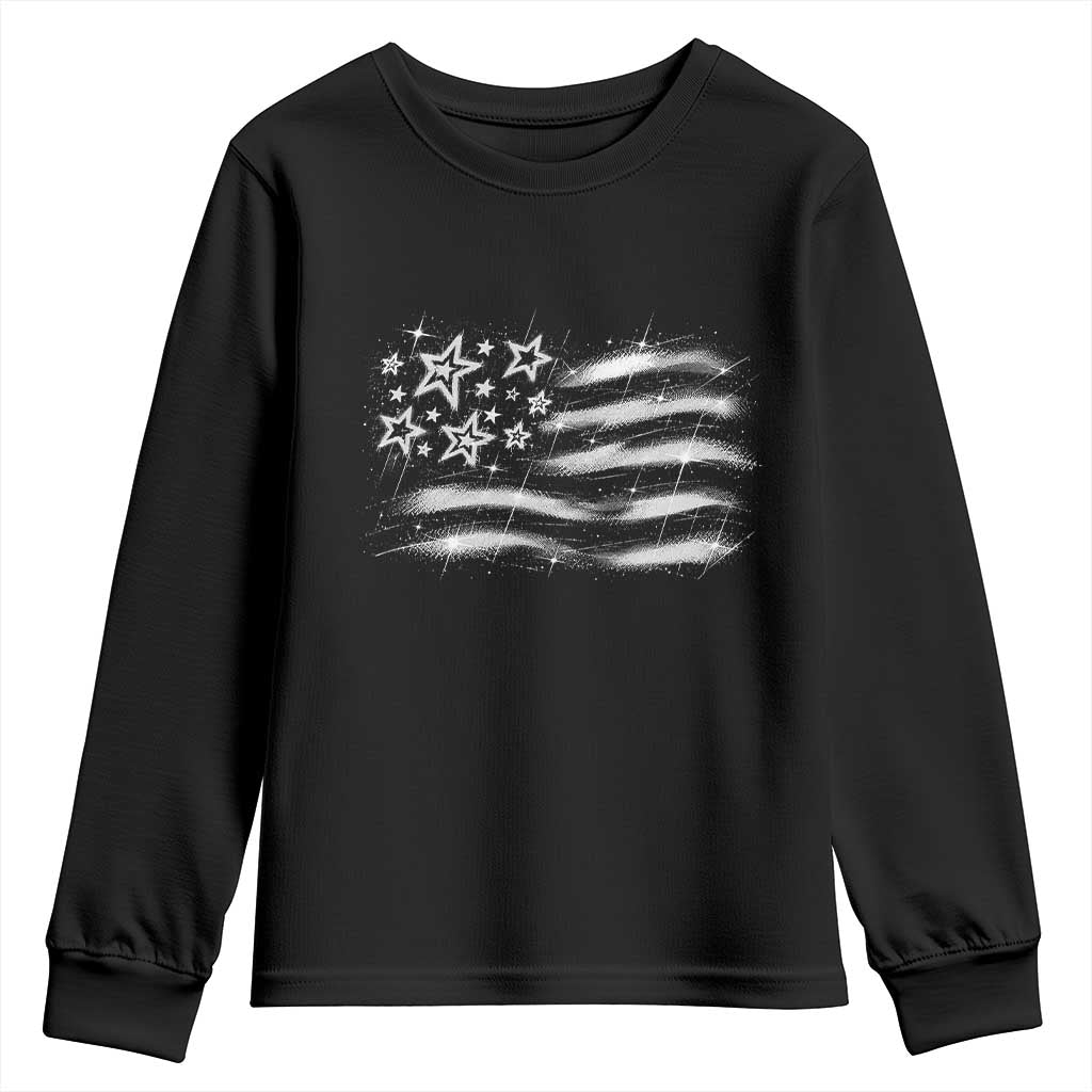Y2k American Flag 90s 2000s Grunge Vintage Graphic Youth Sweatshirt