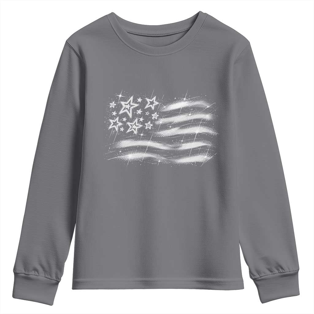 Y2k American Flag 90s 2000s Grunge Vintage Graphic Youth Sweatshirt