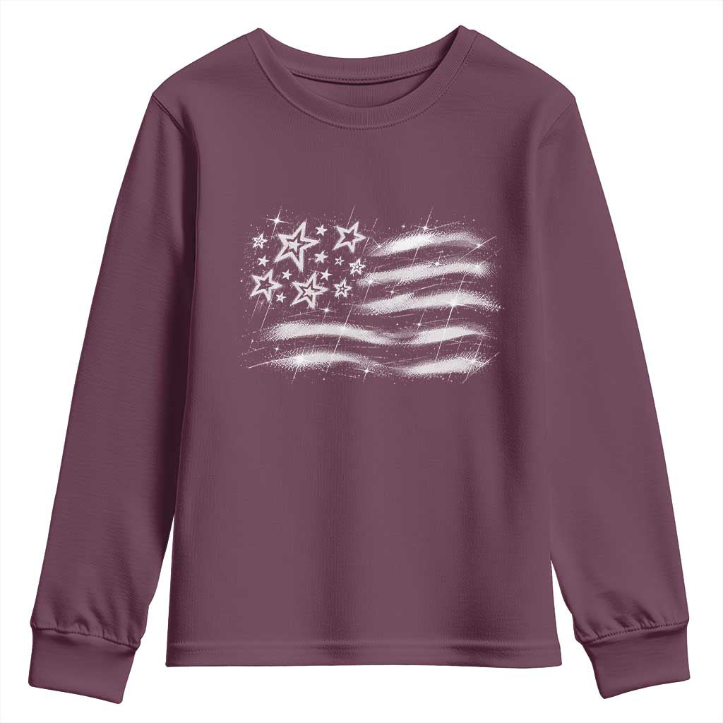 Y2k American Flag 90s 2000s Grunge Vintage Graphic Youth Sweatshirt