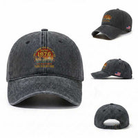 50th Birthday Vintage 1976 Washed Cotton Baseball Cap I Dont Know How To Act My Age Ive Never Been This Old Before