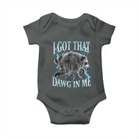 Funny Jimothy The Raccoon Baby Onesie I Got That Dawg In Me Bootleg Art
