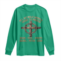 All My Role Models Went To Prison Jesus Long Sleeve Shirt Funny Christian Paul Joseph Daniel Peter John