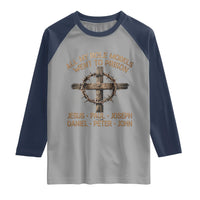 All My Role Models Went To Prison Jesus Raglan Shirt Funny Christian Paul Joseph Daniel Peter John