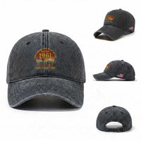 65th Birthday Vintage 1961 Washed Cotton Baseball Cap I Dont Know How To Act My Age Ive Never Been This Old Before