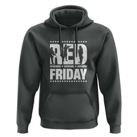 Red Friday Hoodie RED Remember Everyone Deployed Military Star