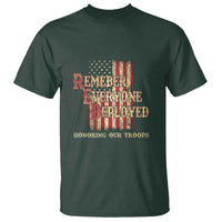 Red Friday T Shirt RED Remember Everyone Deployed Honoring Our Troops Military Vintage USA Flag - Wonder Print Shop
