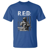 RED Friday T Shirt Remember Everyone Deployed Vintage American Flag Military Patriotic - Wonder Print Shop