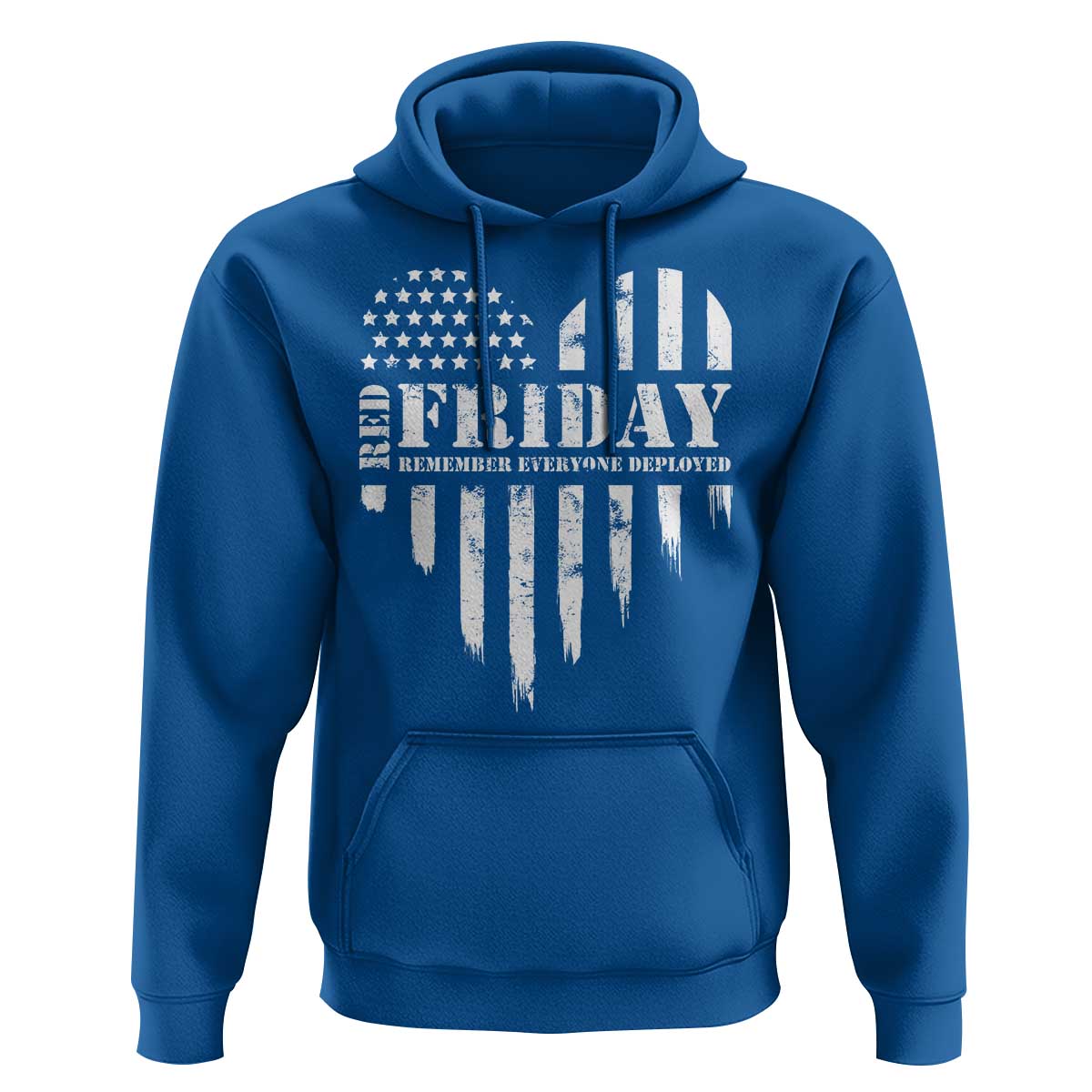 Red Friday Hoodie Remember Everyone Deployed Vintage American Flag Military Veterans Heart