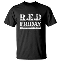 RED Friday T Shirt Remember Everyone Deployed Support Our Troops Military - Wonder Print Shop