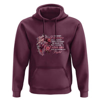 Breast Cancer Awareness Hoodie Breast Cancer Is A Journey I Never Planned Or Asked For But I Choose To Love Life Floral Lion - Wonder Print Shop