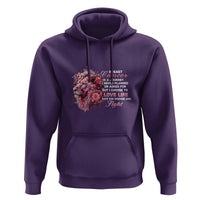 Breast Cancer Awareness Hoodie Breast Cancer Is A Journey I Never Planned Or Asked For But I Choose To Love Life Floral Lion - Wonder Print Shop