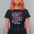 Breast Cancer Awareness T Shirt For Women Go Pink Fight Cancer Win The Battle Pink Ribbon Butterfly - Wonder Print Shop